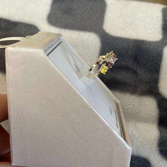 NIB Multi Gem Ring Size 6 - Picture 4 of 7